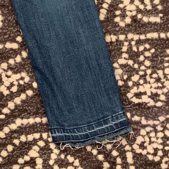 rag & bone Distressed Indigo Boyfriend Jeans - Picture 7 of 9